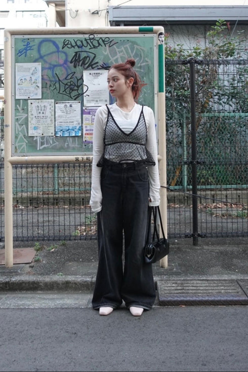 ドットチュールビスチェ